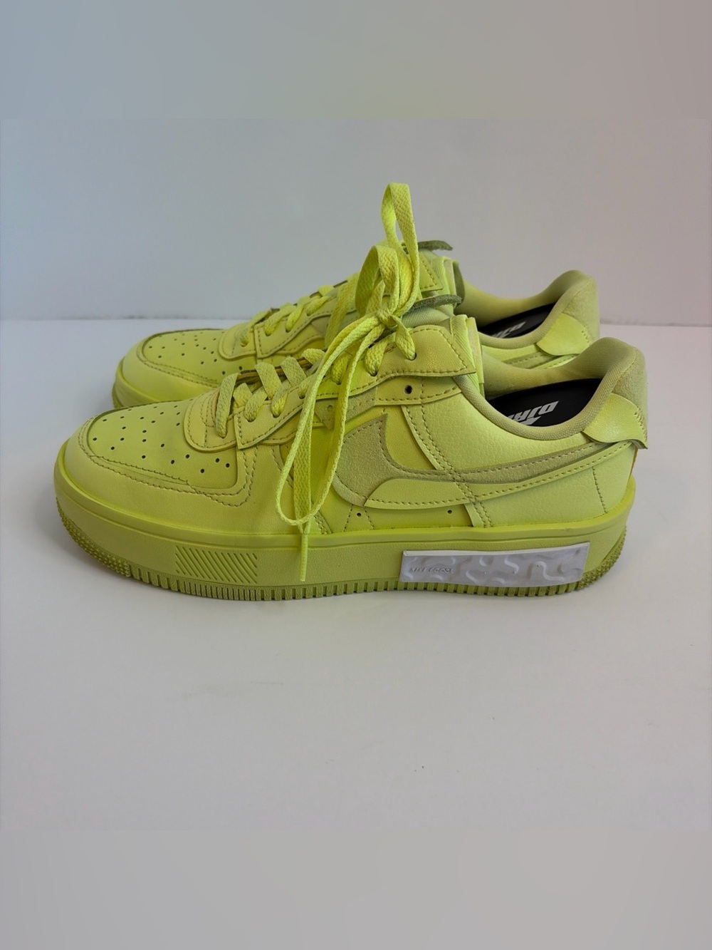 Nike Air Force 1 Fontanka Neon Green Yellow Volt Women's Size 8